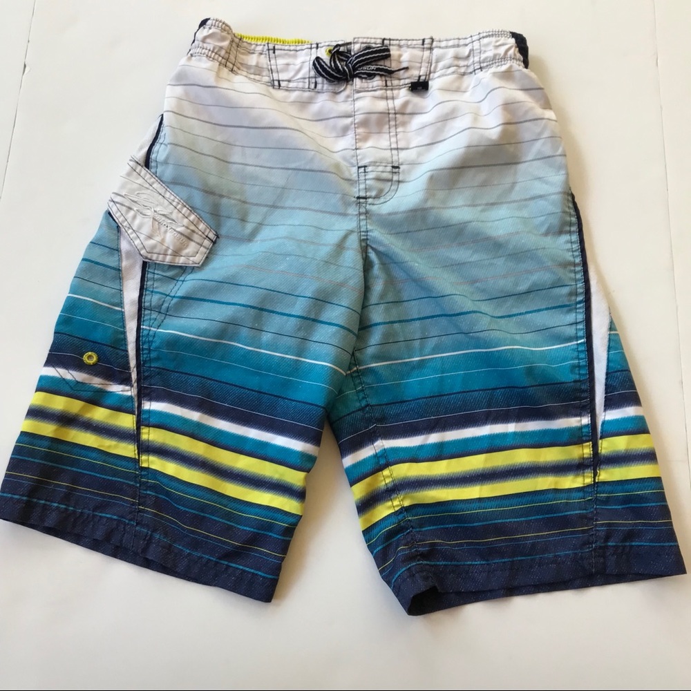 Boys 10-12 ZeroXposur Rip Cord Swim Trunks Size L